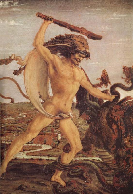 Hercules and the Hydra, Antonio del Pollaiuolo